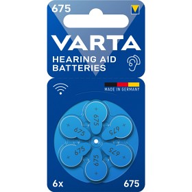 Bild på VARTA Hearing Aid Batteries 675, 6-pack
