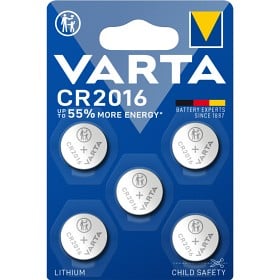 Bild på VARTA LITHIUM Coin CR2016, 5-pack