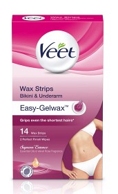 Bild på Veet Wax Strips Bikini/Underarm 14 st