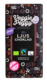 Bild på Veggie Peggy Ljus Choklad 85 g