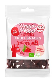 Bild på Veggie Peggy Fruit Snacks Jordgubb 50 g