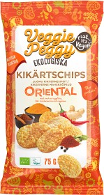Bild på Veggie Peggy Kikärtschips Oriental 75 g