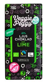 Bild på Veggie Peggy Ljus Choklad Lime 85 g