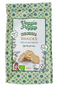 Bild på Veggie Peggy Majssnacks Chia & Havssalt 50 g