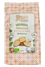 Bild på Veggie Peggy Majssnacks Quinoa & Havssalt 50 g