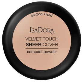 Bild på IsaDora Velvet Touch Sheer Cover Compact Powder Cool Sand