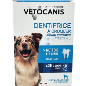 Bild på Vetocanis Tandtabletter Hund 30 st