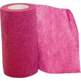 Bild på VetProvide Vetrap 10 cm x 4,5 m rosa självhäftande elastiskt bandage