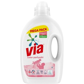 Bild på Via flytande tvättmedel Color Parfymfri 2600 ml
