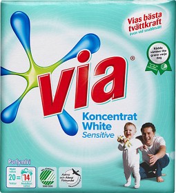 Bild på Via Tvättmedel Sensitive 750 g