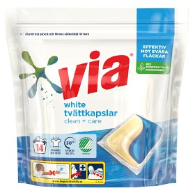 Bild på Via White Tvättkapslar 14 st