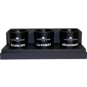 Bild på Victor Vaissier 3-set Scented Candle (Héliotrope, La Forét, Écarlate)
