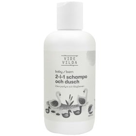 Bild på Vide Vilda 2-i-1 Schampo & Dusch 200 ml