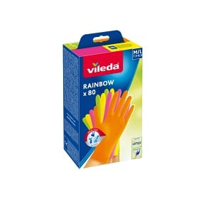 Bild på Vileda Rainbow Handske 80-pack (M/L)