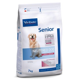 Bild på Virbac HPM Senior Dog Neutered L&M 7 kg