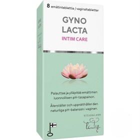 Bild på Vitabalans Gynolacta 8 vaginaltabletter