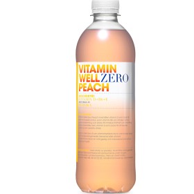 Bild på Vitamin Well Zero Peach 500 ml