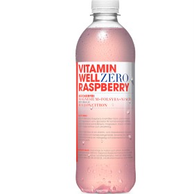 Bild på Vitamin Well Zero Raspberry 500 ml