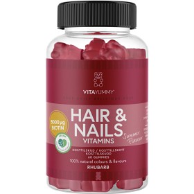 Bild på VitaYummy Hair & Nails Rhubarb 60 st