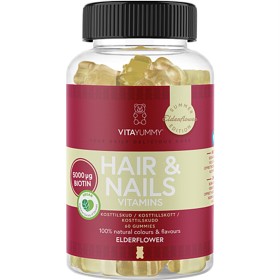 Bild på VitaYummy Hair & Nails Elderflower (Summer Edition 2025) 60 st