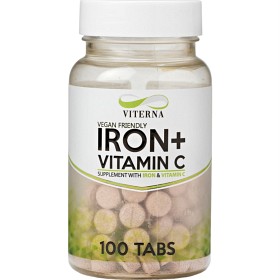 Bild på Viterna Iron + Vitamin C 100 tabletter