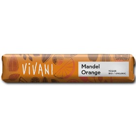 Bild på Vivani Ljus Choklad Mandel & Apelsin 35 g