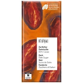 Bild på Vivani Mörk Dadelsocker 60% 80 g