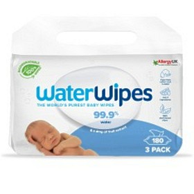 Bild på WaterWipes plastfri våtservett 3-pack (180 st)