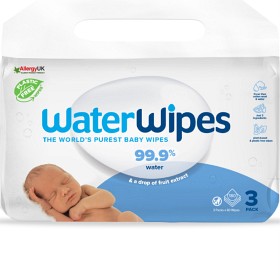 Bild på WaterWipes Baby Wipes våtservetter 3 x 60 st