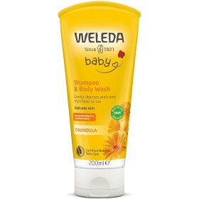 Bild på Weleda Baby Calendula Shampoo & Body Wash 200 ml