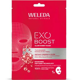 Bild på Weleda Exo Boost Glow Sheet Mask Pomegranate