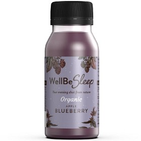 Bild på WellBeSleep Shot Äpple & Blåbär 60 ml