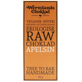 Bild på Wermlandschoklad Raw Apelsin 50 g