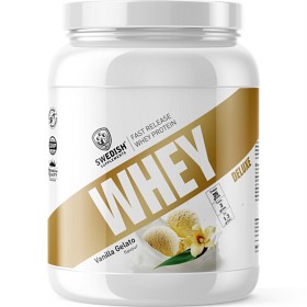 Bild på Swedish Supplements Whey Protein Deluxe Vanilla Gelato 900 g