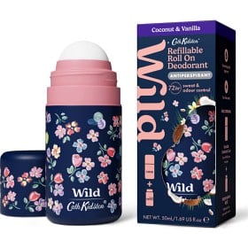Bild på Wild Deo Roll-On Antiperspirant  Marble Case, Coconut Vanilla 50 ml