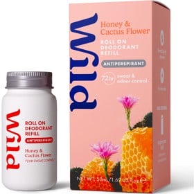 Bild på Wild Deo Roll-On Antiperspirant Refill, Honey Cactus Flower 50 ml