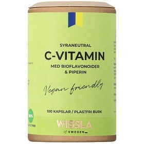Bild på Wissla of Sweden C-vitamin med Bioflavonoider 100 kapslar