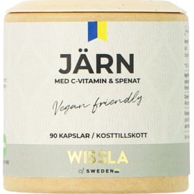 Bild på Wissla of Sweden Järn med C-vitamin & spenat 90 kapslar