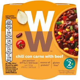 Bild på WW ViktVäktarna Chili con Carne med nötkött 260 g