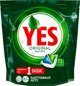 Bild på YES Maskindiskmedel Original Green 72 st