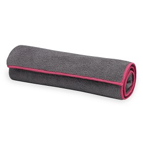 Bild på Yoga Hand Towel Frost Grey / Fuchsia Red