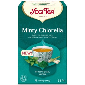 Bild på Yogi Tea Minty Chlorella 17 tepåsar