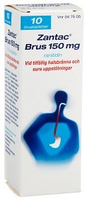 Bild på Zantac Brus 150 mg 10 st