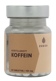 Bild på Zoeco Koffein 50 tabletter