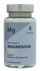 Bild på Zoeco Magnesium Citrus 125 mg 60 tuggtabletter