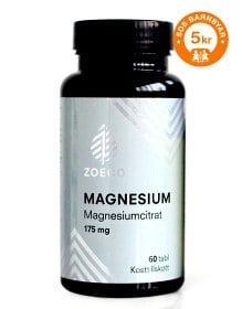 Bild på Zoeco Magnesiumcitrat 175 mg 60 tabletter