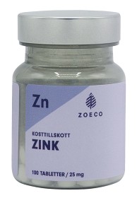 Bild på Zoeco Zink 100 tabletter