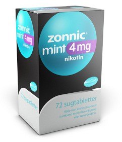 Bild på Zonnic Mint, sugtablett 4 mg 72 st
