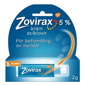 Bild på Zovirax, kräm 5 % 2 gr pump