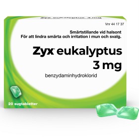 Bild på Zyx eukalyptus sugtablett 3 mg 2 x 10 st
